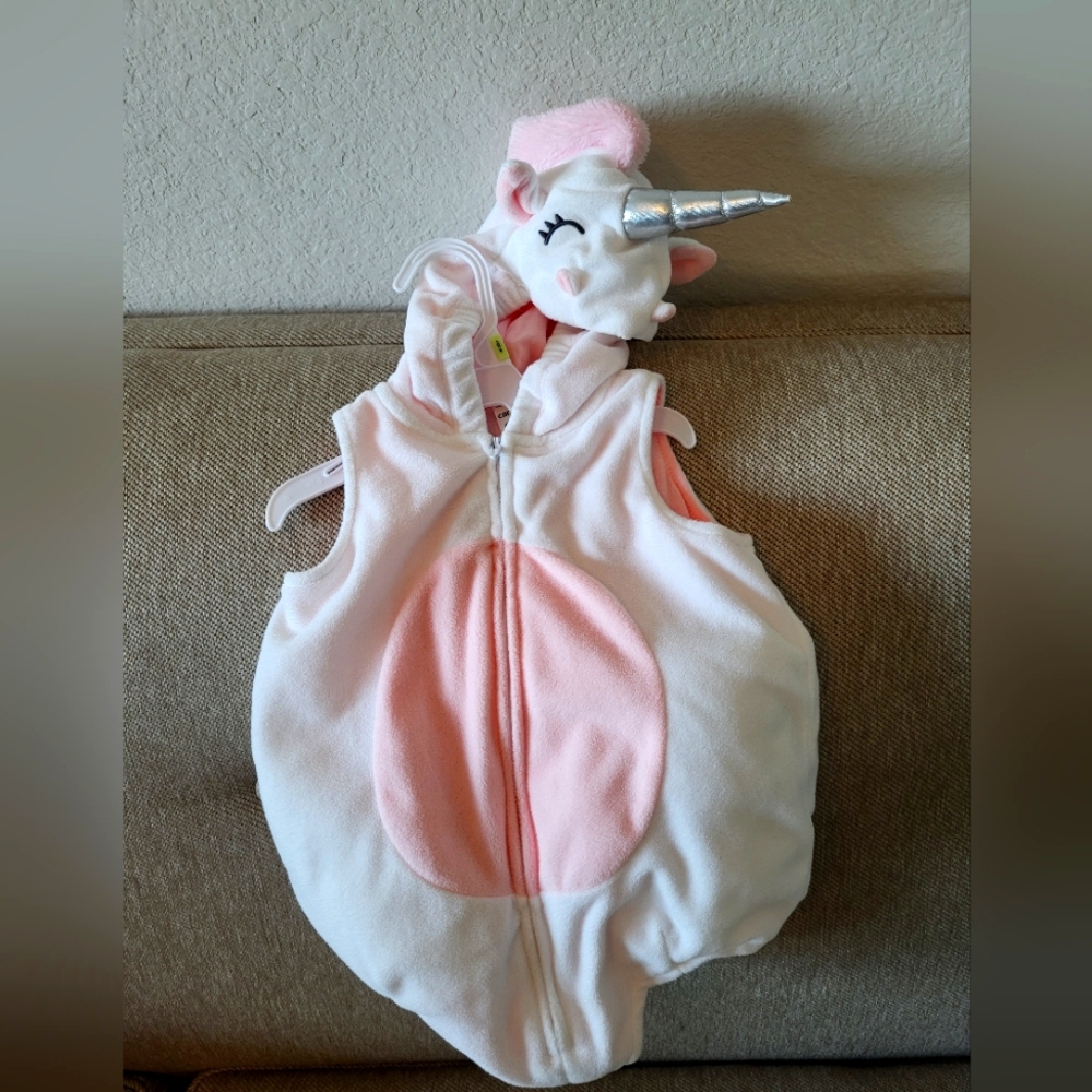 Carter's Pink Unicorn Costume 6-9m